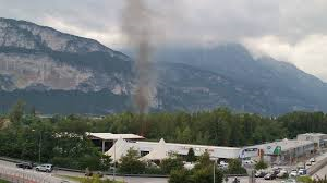 l'incendio alla Carbochimica di Trento